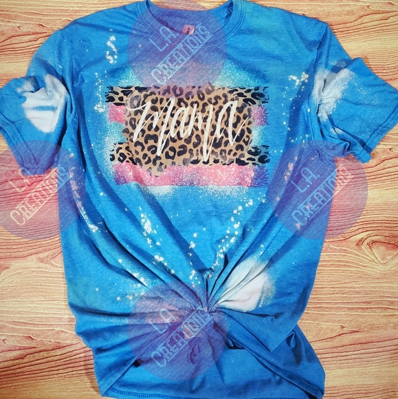 Mama Sublimation/Distressed Tee Shirt - Picture 5 of 5